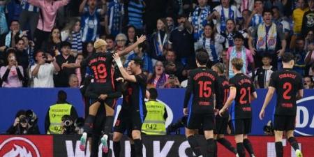 برشلونة بطلاً للدوري الإسباني للمرة 28 في تاريخه