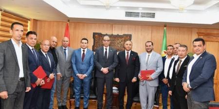 محافظ الفيوم يكرّم رؤساءوأعضاءالاتحادات الرياضيةمن أبناء المحافظة