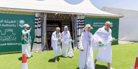 خيمة الطريق تخدم ضيوف الرحمن على طريق الهجرة