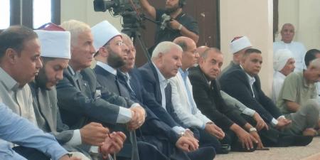 وزير الأوقاف يؤدي صلاة الجمعة بمسجد "التعمير" في قرية الخربة ببئر العبد في شمال سيناء (صور)