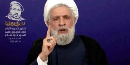 قاسم: لن نسلم السلاح وحكومة لبنان تخدم مشروع إسرائيل وتريد إنهاء المقاومة