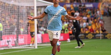 ريندرز رجل مباراة مانشستر سيتي وولفرهامبتون في الدوري الإنجليزي