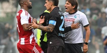 لاعب مغربي يفقد كونتي أعصابه في مباراة ودية لنابولي