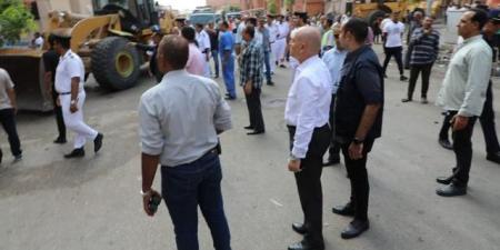 حملة مكبرة لرفع الإشغالات والتعديات بمدينة "معًا" بحي السلام