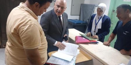 وكيل وزارة الصحة بالقليوبية يتابع سير العمل بمستشفى حميات بنها