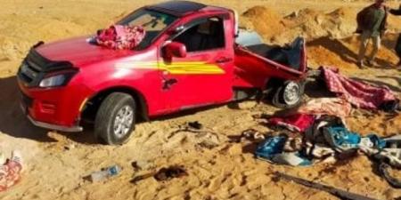 إصابة 17 إثر إنقلاب سيارة ربع نقل بصحراوي البحيرة 
