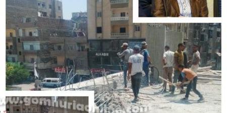 وزيرة التنمية المحلية : إزالة عقار علي مساحة 1000 متر بعين شمس