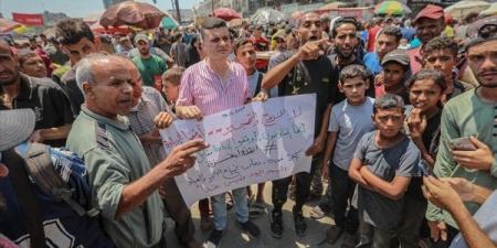 غزة.. فلسطينيون يحتجون ضد الإبادة ويؤكدون رفض التهجير