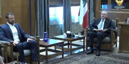 الرئيس بري أمام وفد أميركي: الراعي لاتفاق وقف النار يستهدف وجود اليونيفيل