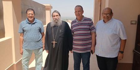 وكيل وزارة التعليم بأسيوط يزور دير السيدة العذراء بجبل درنكة