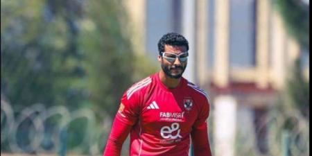 الشناوي يظهر في الأهلي بعد وفاة والده بـ48 ساعة