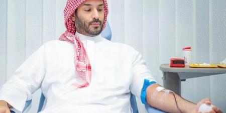 ولي العهد يُطلق الحملة الوطنية السنوية للتبرع بالدم