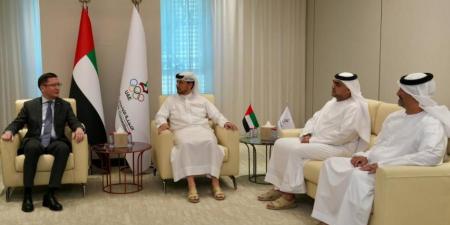 الظالعي يبحث التعاون مع كازاخستان لتطوير الرجبي