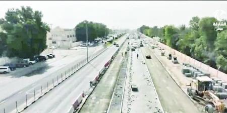 إنجاز 6 كيلومترات طرق في الشارقة قبل بدء الدراسة