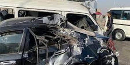 إصابة 5 فى حادث تصادم سيارة ملاكي وأخرى ميكروباص بقنا