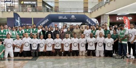 فعاليات رياضية متنوعة في مبادرة «دبي مولاثون»