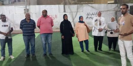 جلسة رياضية عن تنظيم الأسرة بمركز شباب أبناء السويس