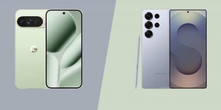 مقارنة بين هاتفي Pixel 10 Pro XL و Galaxy S25 Ultra