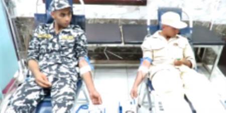حملة للتبرع بالدم بمديرية أمن جنوب سيناء