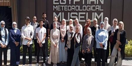 طلاب جامعة حلوان يستكشفون عالم الأرصاد الجوية وأسرار الطقس