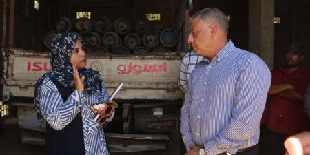محافظ الإسماعيلية يتفقد مستودعات البوتاجاز في مدينة فايد..صور