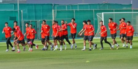 المنتخب الوطني للشباب يجري تدريبه الأول في مدينة أبها السعودية