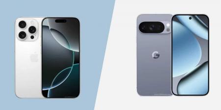 مقارنة بين هاتفي Pixel 10 Pro و iPhone 16 Pro