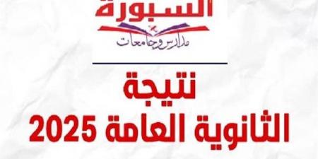 بالاسم ورقم الجلوس.. نتيجة الثانوية العامة الدور الثاني 2025 عبر هذا الرابط