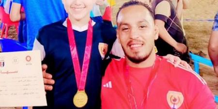 4 ميدليات للمنصوره فى بطوله الجمهورية للمصارعة الشاطئية