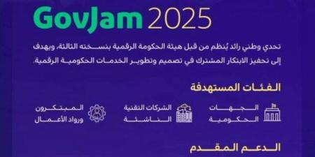 الحكومة الرقمية تطلق النسخة الجديدة من تحدي الابتكار 2025