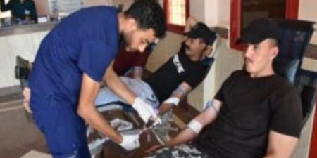 حملة للتبرع بالدم بمديرية أمن جنوب سيناء