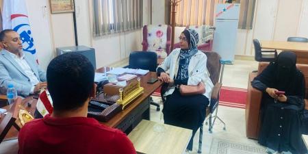 وكيل وزارة الصحة بشمال سيناء يعقد اجتماعاً مع فريق إدارة الرعاية