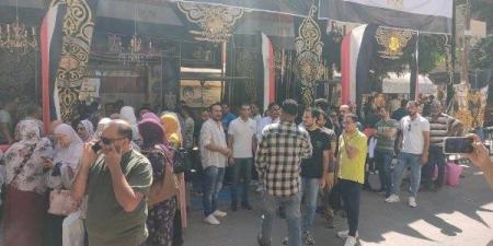 توافد الناخبين بجولة الإعادة لإنتخابات الشيوخ بالوادى الجديد