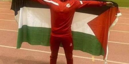 استشهاد العداء الفلسطيني الدولي علام العمور برصاص الاحتلال قرب خان يونس