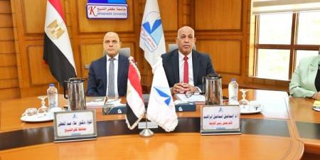 محافظ كفرالشيخ يشارك في اجتماع مجلس الجامعة ويستعرض المشروعات