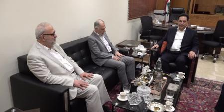 وفد من حزب الله يبحث مع رئيس الحكومة اللبنانية الأسبق حسان دياب الوضع الراهن في البلاد
