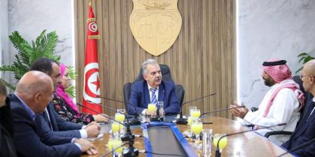وزير الشباب والرياضة يستقبل رئيس الاتحاد العربي لألعاب القوى والوفد المرافق له