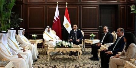 رئيس الوزراء: نقلة نوعية تشهدها العلاقات الثنائية المصرية القطرية الفترة الأخيرة