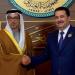 منصور بن زايد يصل إلى مقر انعقاد القمة العربية في بغداد (فيديو)