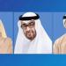 رئيس الدولة ونائباه يهنئون رئيس مجلس القيادة الرئاسي في اليمن باليوم الوطني