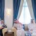 حاكم الشارقة والشيوخ يقدمون واجب العزاء في وفاة مريم بنت سلطان بن سالم
