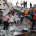 استشهاد 8 فلسطينيين في قصف على مخيم البريج وخان يونس