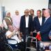 وزير الخارجية يرافق رئيس الوزراء الفلسطيني لزيارة الجرحى بمستشفى العريش