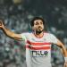 أحمد حمدي يؤازر الزمالك أمام فاركو من مدرجات ملعب السلام