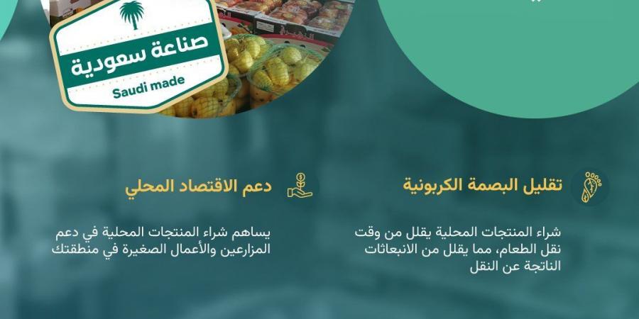 "البيئة" تؤكد دور المنتجات المحلية في تقليل البصمة الكربونية وتعزيز الأمن الغذائي