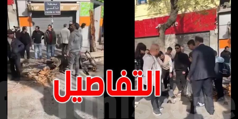 عاجل: سقوط شجرة على مواطن في شارع باريس بالعاصمة