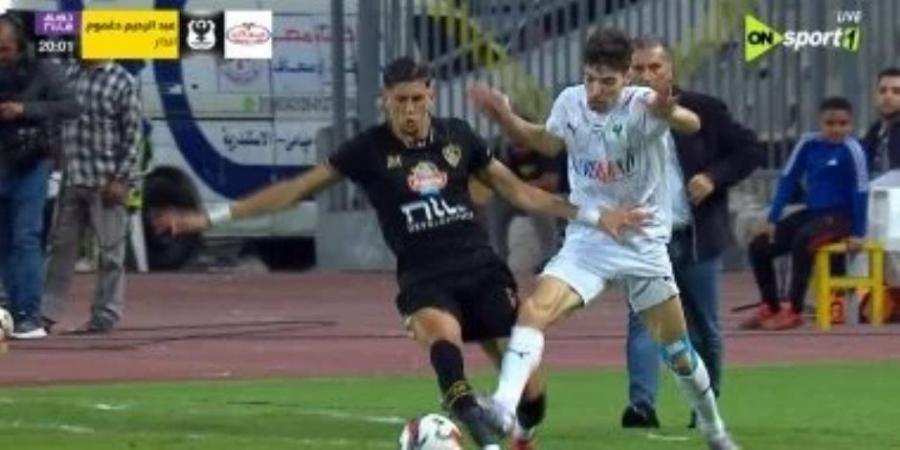 بعد اللجوء لتقنية الـ var .. إلغاء هدف "مارادونى" لـ ناصر منسى فى شباك المصرى