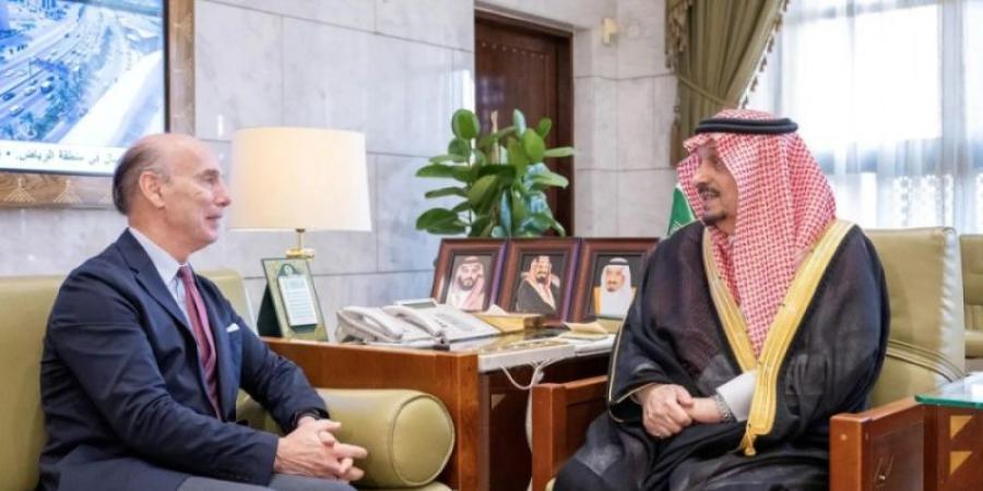 أمير الرياض يستقبل سفير مملكة إسبانيا المعين حديثًا لدى المملكة