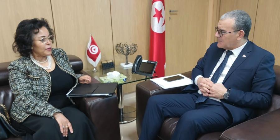 وزير الإقتصاد يجتمع بالمديرة التنفيذية لوكالة الإتحاد الأفريقي للتنمية.