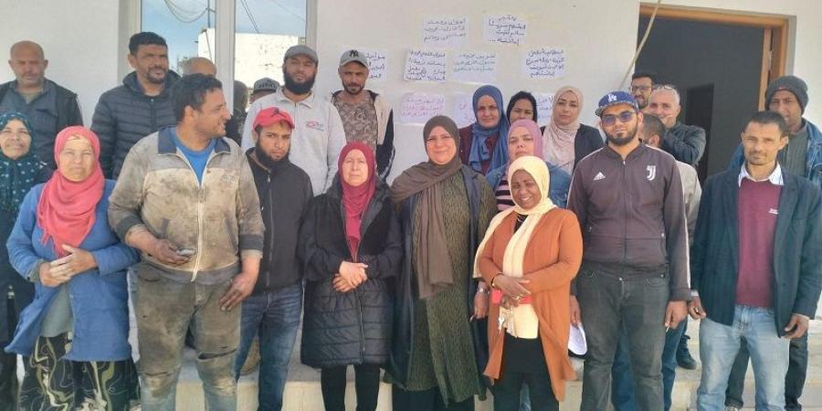 وقفة احتجاجية لعمال المركب الفلاحي بالرملية